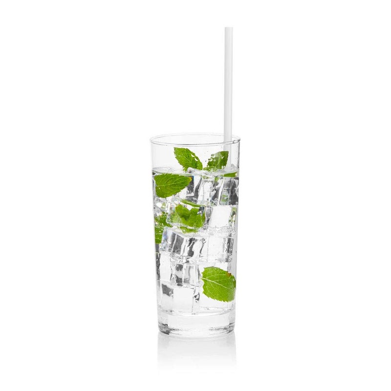 BERYLAND Compostable Drinking Straws - Bulk Pack of 300 - Plastic Alternative Corn-Starch Based Straw for Beverages, Smoothies and Drinks - Image 5
